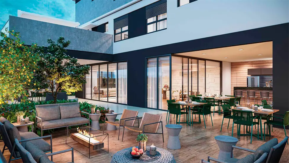 Deck Lareira Campo belo