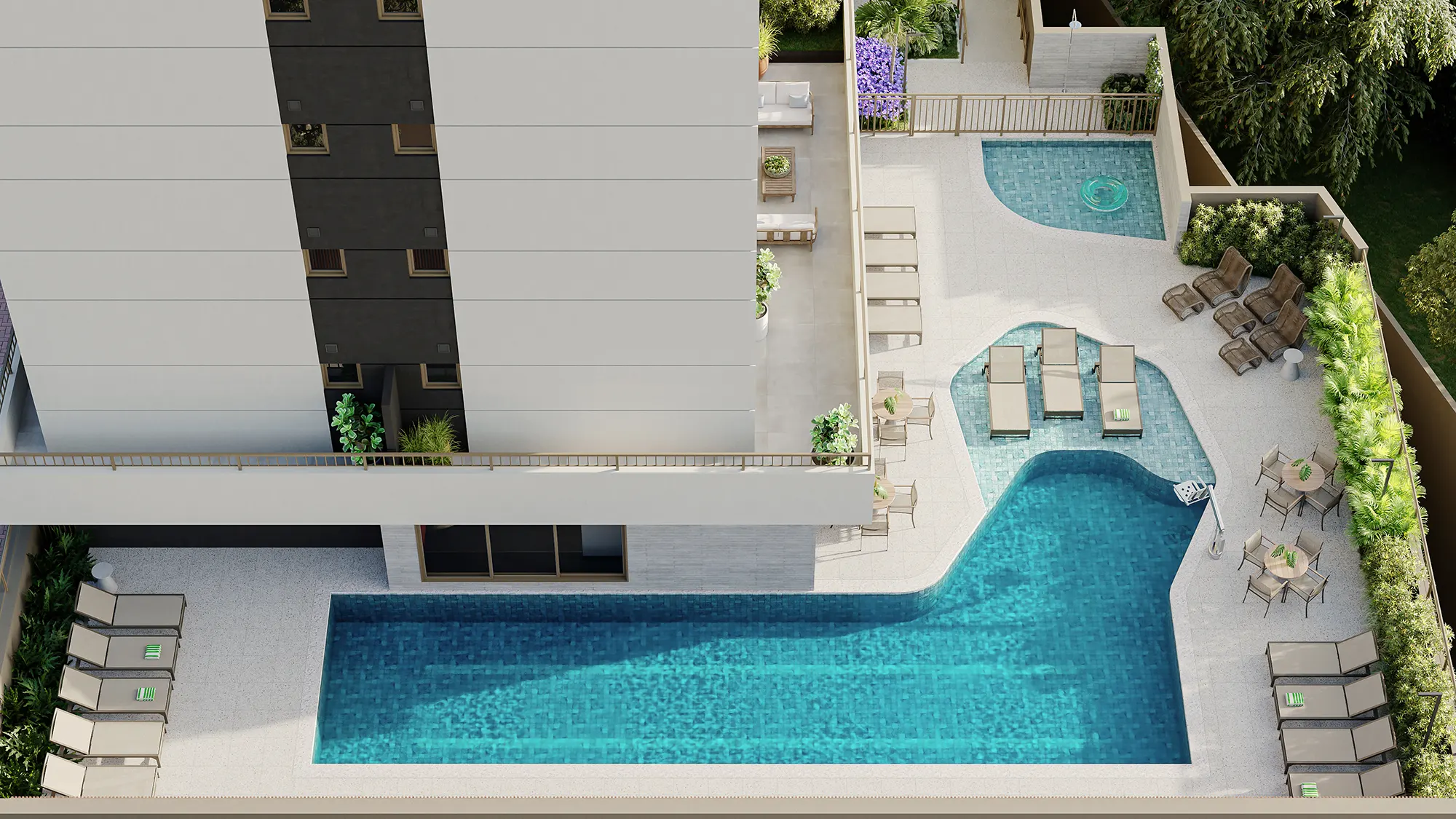 Piscina com Raia Jardim Prudência